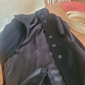 Women's Burberry Black Coat